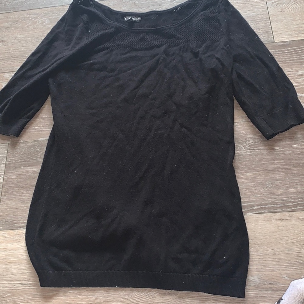Black express sweater